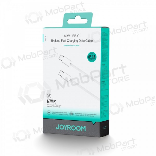 USB kabel Joyroom S-A45 USB-C to USB-C 60W 1.0m vit
