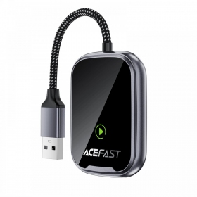 CarPlay-adapter Acefast QC1 trådlös Android Auto svart