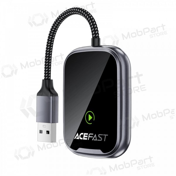CarPlay-adapter Acefast QC1 trådlös Android Auto svart