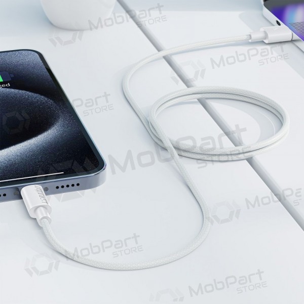 USB kabel Acefast C18-04 USB-A to USB-C 1.2m vit