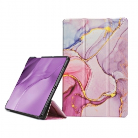 Samsung Galaxy Tab A9+, Tab A11+ fodral - Smart Leather (marble)