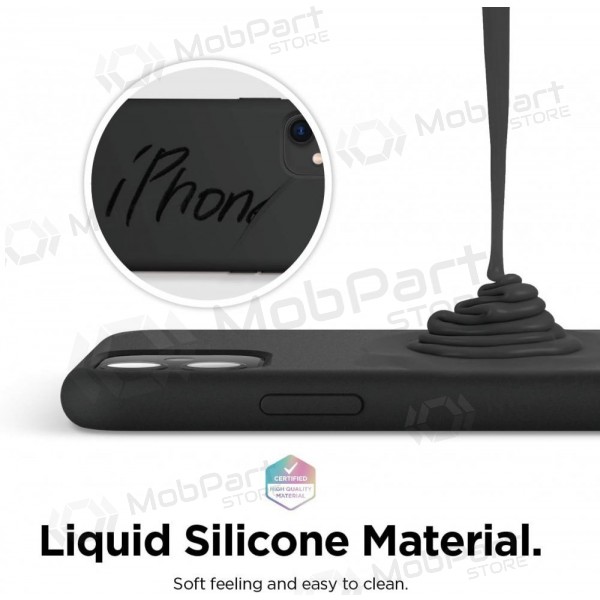 Xiaomi Redmi A7 Pro fodral -Liquid Silicone- 1.5mm svart