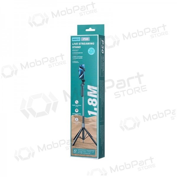 Selfiestick Remax P30 1.8m svart