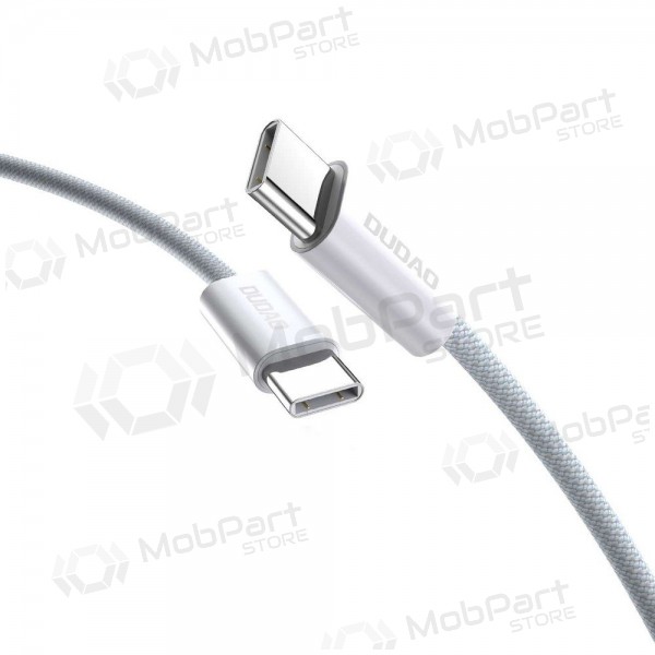 USB-C-kabel Dudao L6C USB-C till USB-C 1 m 60 W vit