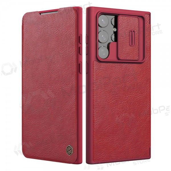 Samsung Galaxy S23 FE fodral „Nillkin Leather“ (röd)