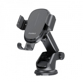 Automobilinis laikiklis-laddare Choetech T203-F 15W Gravity Car Charger Holder svart