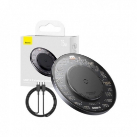 Trådlös laddare Baseus BS-W530 15 W Qi svart