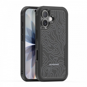 Apple iPhone 17 fodral - Dux Ducis Shld - svart (Contour Pattern)