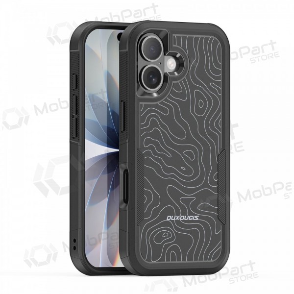 Apple iPhone 17 fodral - Dux Ducis Shld - svart (Contour Pattern)