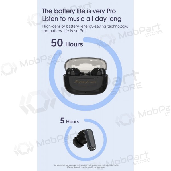 Trådlösa hörlurar med mikrofon Dudao U8Pro Bluetooth USB-C vita