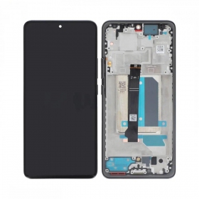 Xiaomi Redmi Note 14 Pro+ 5G skärm (svart) (med ram) (original)