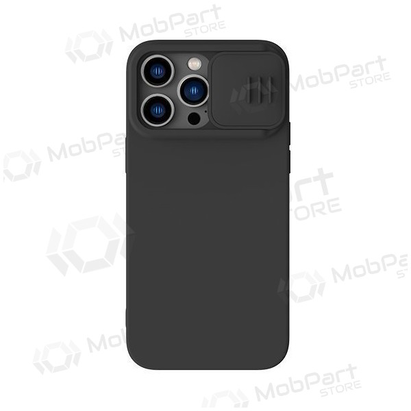 Apple iPhone 15 Pro Max mobilskal „Nillkin Silicone“ (svart)