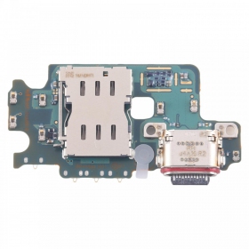 Samsung S931 Galaxy S25 laddarkontakt och mikrofon med flex (service pack) (original)
