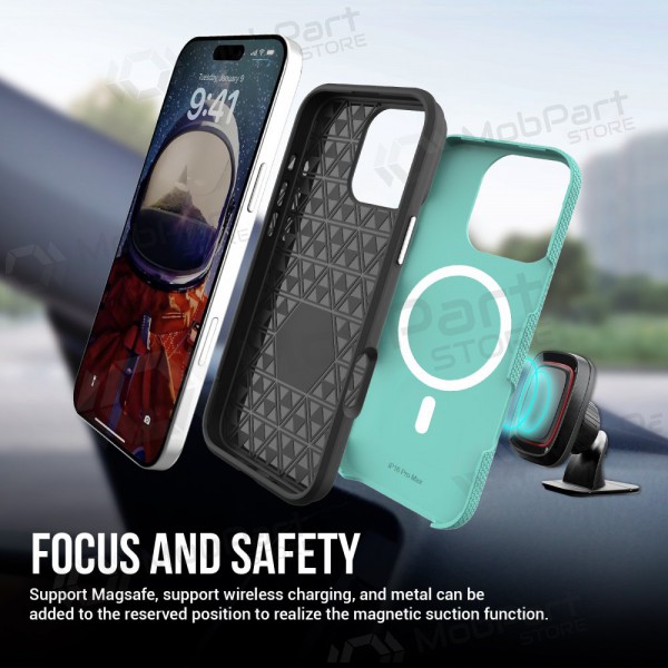 Mobilskal / fodral Perfectionists Triangle Mag Case Apple iPhone 13 Pro Max grön Mobilskal / fodral Perfectionists Triangle Mag Case Apple iPhone 13 Pro Max grön
