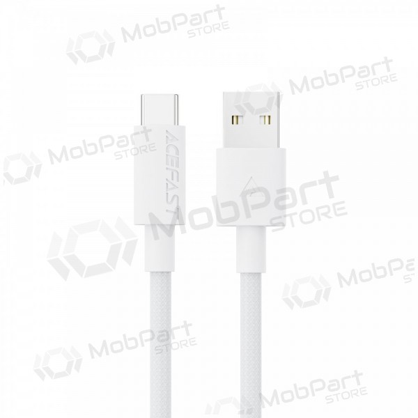 USB kabel Acefast C18-04 USB-A to USB-C 1.2m vit