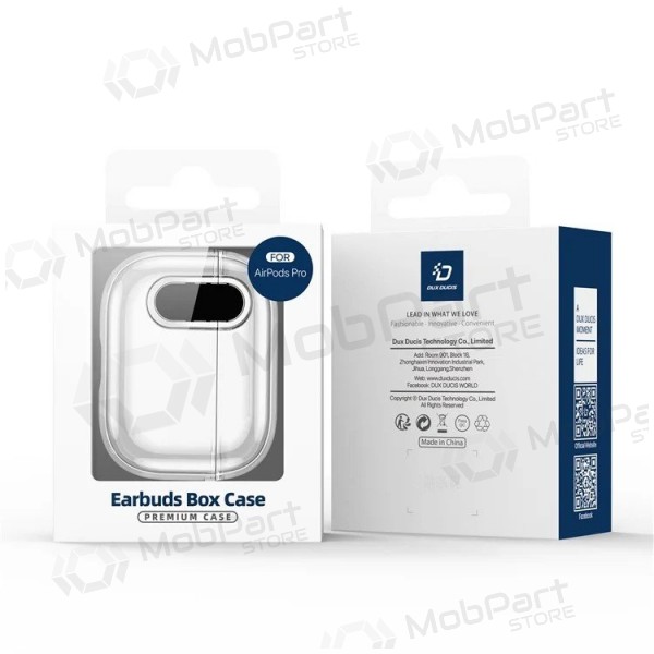 Mobilskal / fodral Dux Ducis PECL Apple AirPods Pro genomskinligt