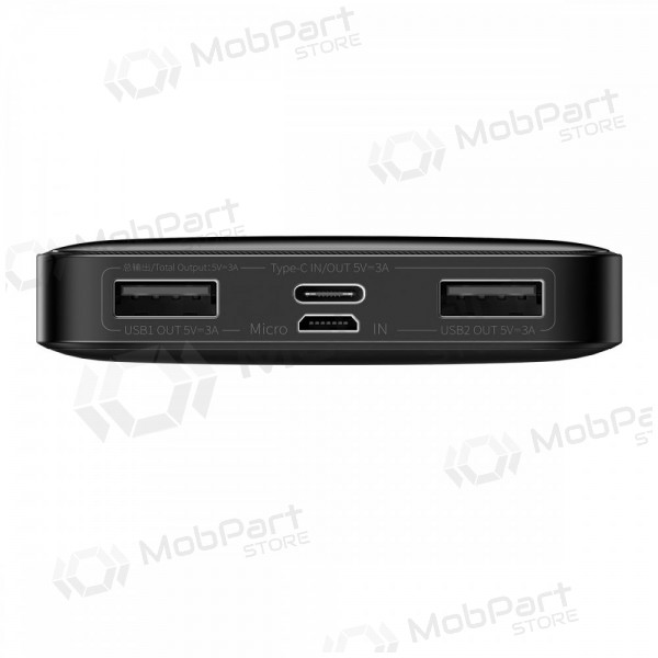 Powerbank Power Bank Baseus Bipow Type-C PD+2xQuick Charge 3.0 15W 10000mAh svart PPBD050001