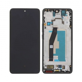 Ekranas Xiaomi 14T 5G/14T Pro 5G su lietimui jautriu stikliuku och rėmeliu Titan Black OLED