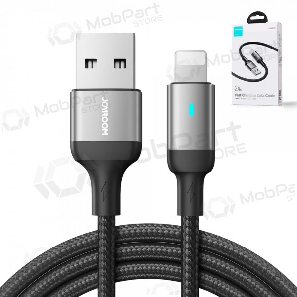 USB kabel Joyroom S-UL012A10 USB to Lightning 2.4A 1.2m svart