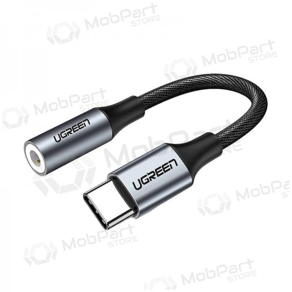 Ljudadapter Ugreen AV161 USB-C till 3.5 mm grå