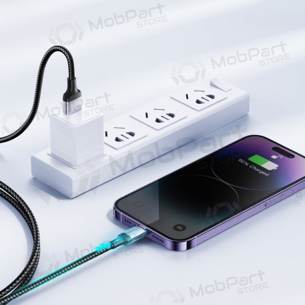 USB kabel Joyroom S-UL012A10 USB to Lightning 2.4A 1.2m svart