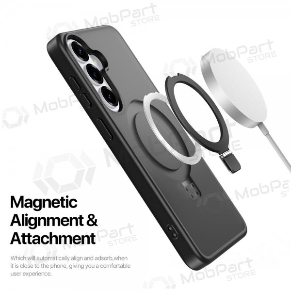 Samsung Galaxy S26+ fodral - Dux Ducis Yind Magnetic Stand (svart)