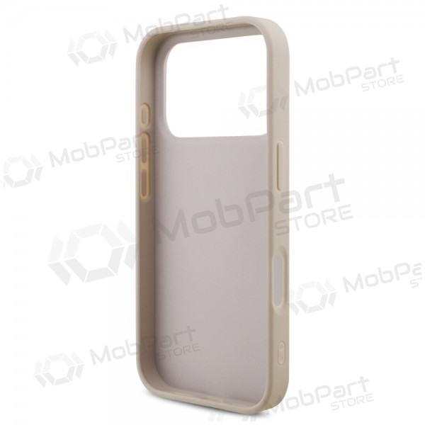 Apple iPhone 17 Pro fodral - Guess PU 4G Metal Logo (rosa)