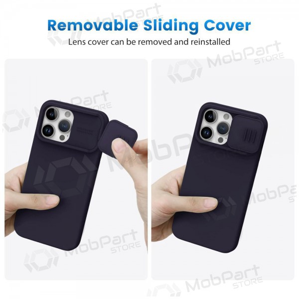 Apple iPhone 14 Plus mobilskal „Nillkin Silicone“ (tamsiai violett)