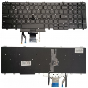 Tangentbord DELL Latitude 5500,med pašvietimu och „trackpoint“