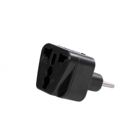 Įkrovimo adapter USA/UK/CN-EUR svart