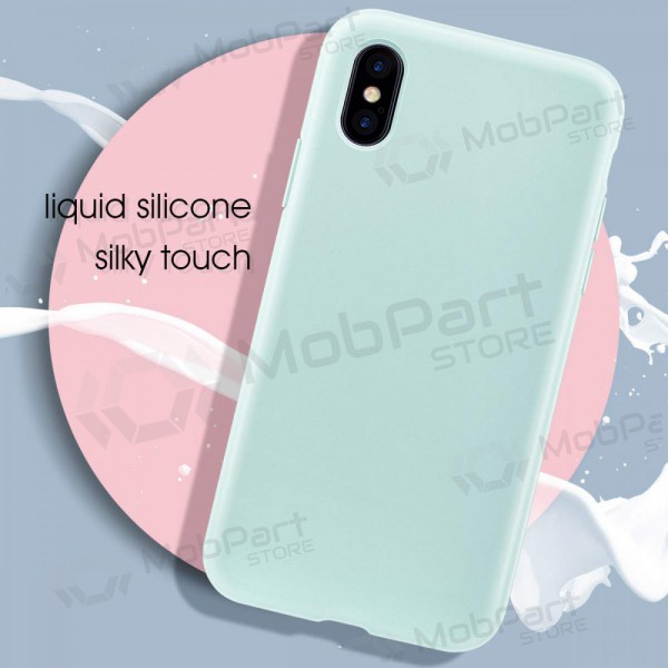 Apple iPhone 12 Pro Max fodral - Liquid Silicone - 1.5mm (mint)