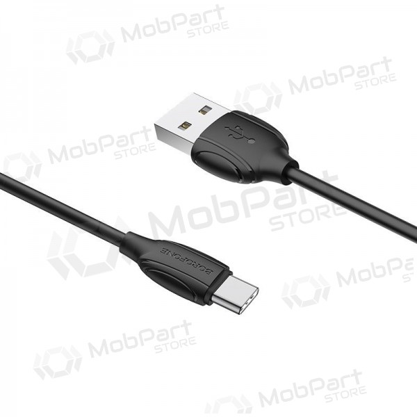USB kabel Borofone BX19 USB-A to USB-C 1.0m svart