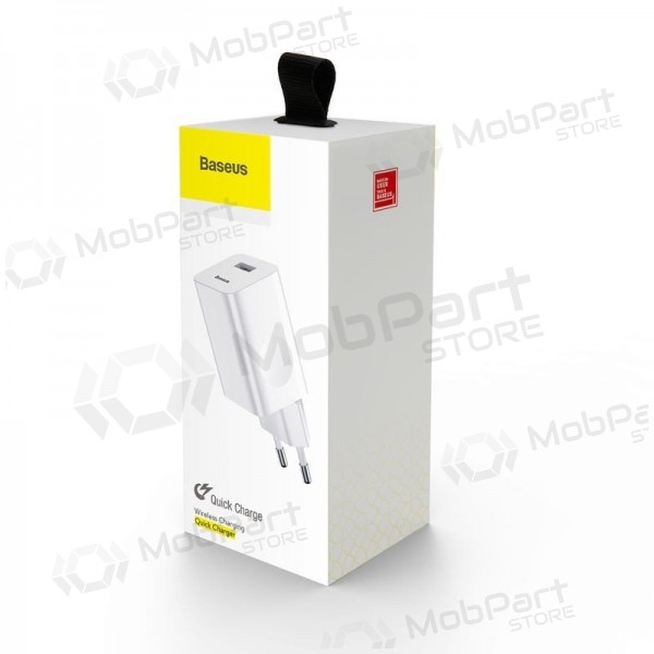 Telefonladdare Baseus CCALL-BX02 24 W USB-A vit