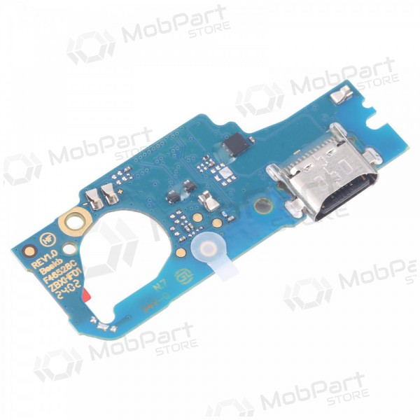 Samsung M556 Galaxy M55 5G laddarkontakt och mikrofon med flex (service pack) (original)