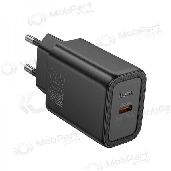 Telefonladdare Hoco N60 20 W GaN USB-C svart