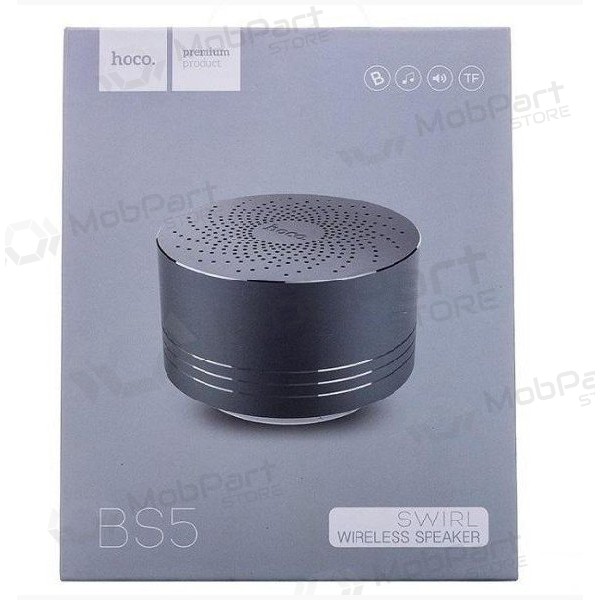 Bluetooth bärbar högtalare HOCO BS5 (MicroSD, headset, AUX,FM) (grå)