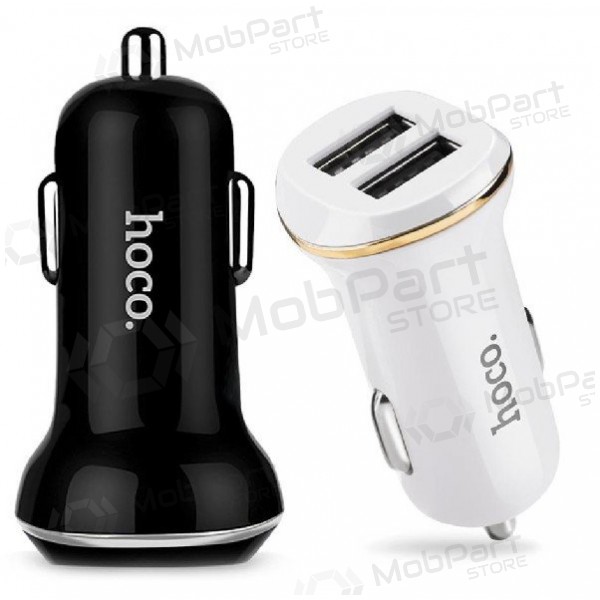 Billaddare HOCO Z1 Dual USB (5V 2.1A) (vit)