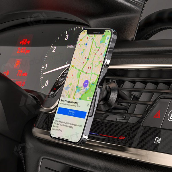 Automobilinis Universell telefono laikiklis Hoco CA81 tvirtinamas į ventiliacijos groteles, magnetinis, svart