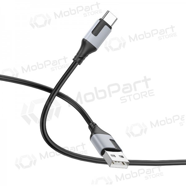 USB kabel Borofone BX101 USB-A to USB-C 1.0m svart