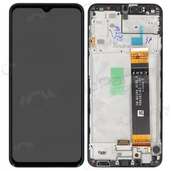 Samsung Galaxy A23 4G skärm (svart) (med ram) (original)