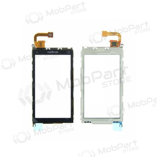 Nokia x6 pekskärmsglas (med ram)