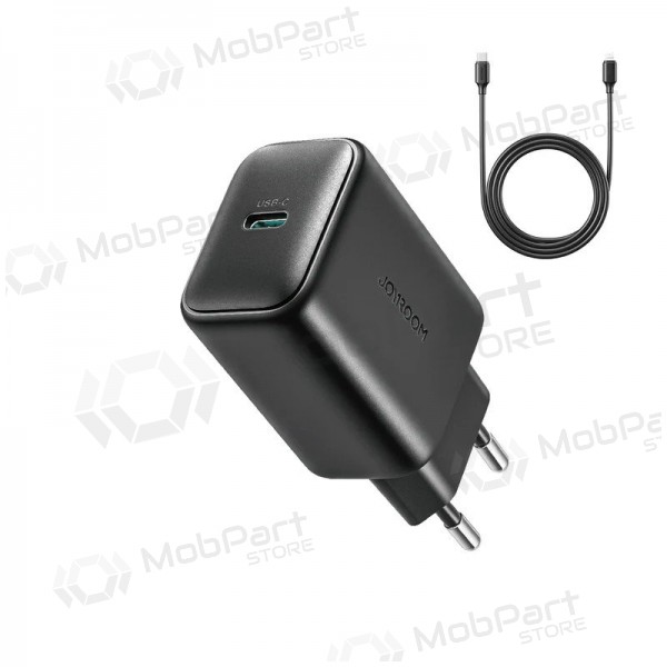 Laddare Joyroom JR-TCF23 USB-C 25W + USB-C to USB-C cable 1.0m svart