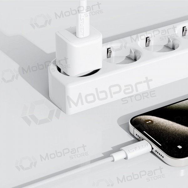 USB kabel Acefast C18-03 60W USB-C to USB-C 1.2m vit