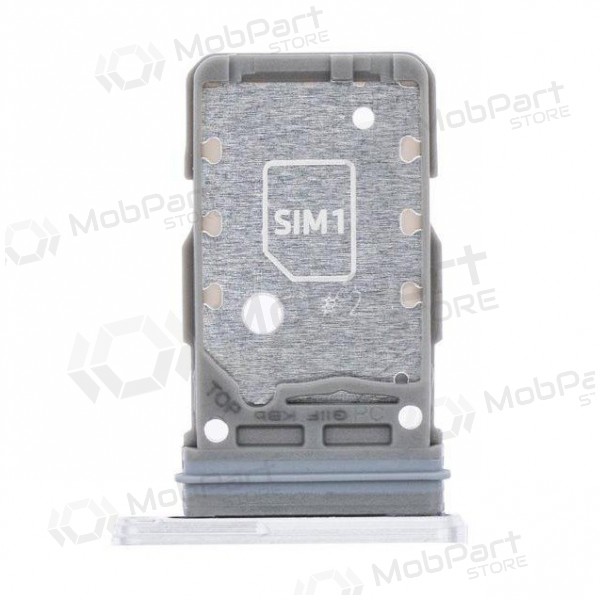 Samsung G991B Galaxy S21 5G SIM korthållare (vit)