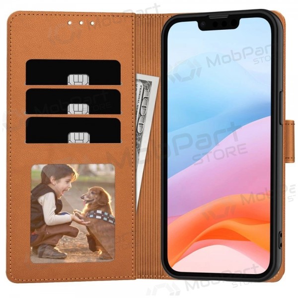 Samsung Galaxy A57 fodral - Fancy Wallet (brun)