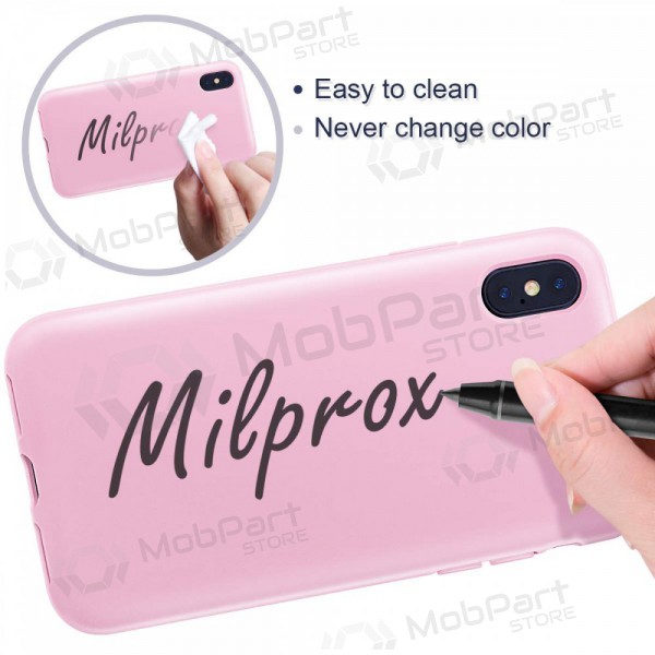 Apple iPhone 13 Pro Max fodral - Liquid Silicone - 1.5mm (rosa)