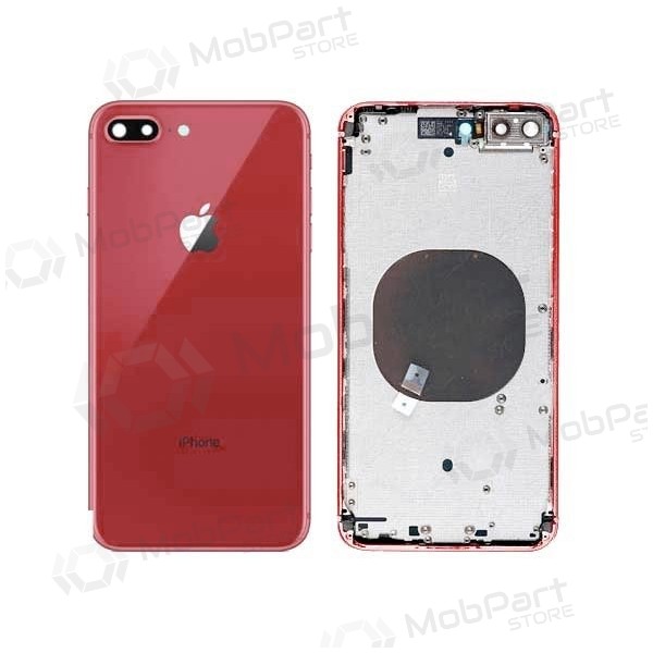 Apple iPhone 8 Plus baksida / batterilucka (röd) full Apple iPhone 8 Plus baksida / batterilucka (röd) full
