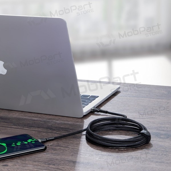 USB kabel Baseus Cafule PD100W Type-C 2.0m grå-svart CATKLF-ALG1