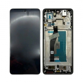 Ekranas Xiaomi 14T 5G/14T Pro 5G su lietimui jautriu stikliuku och rėmeliu Titan Grey OLED
