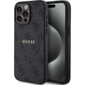 Apple iPhone 15 Pro Max fodral - Guess PU Leather 4G Colored Ring MagSafe